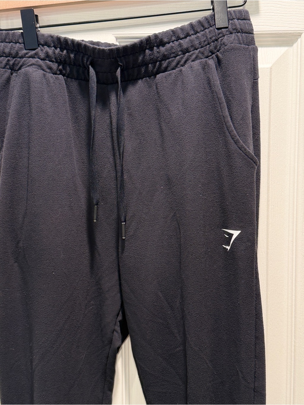 Gymshark Black Fleece Joggers Sweatpants – Men’s Medium  Athleisure Lounge Pants - Picture 4 of 7